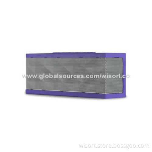2014 most popular Bluetooth stereo speaker with 1,000mAh recharger battery